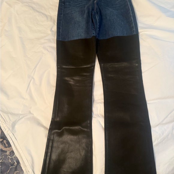 Ruth Mixed Media Coated
Straight Leg Jeans
Color: Magnolia/ Black Coated - Picture 7 of 10